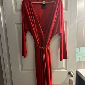 SHEIN Sienna Sky Vibrant Red Women's Maxi Dress